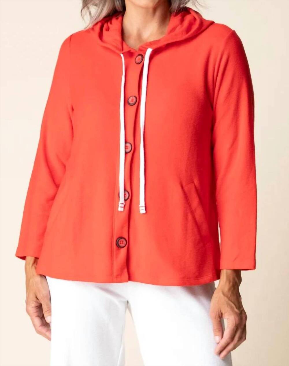 NEW ESCAPE BY HABITAT women's pasadena canyon hoodie in red